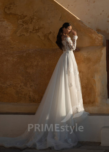 Luxusné celokrajkovésvadobné šaty SN003 - primestyle.sk