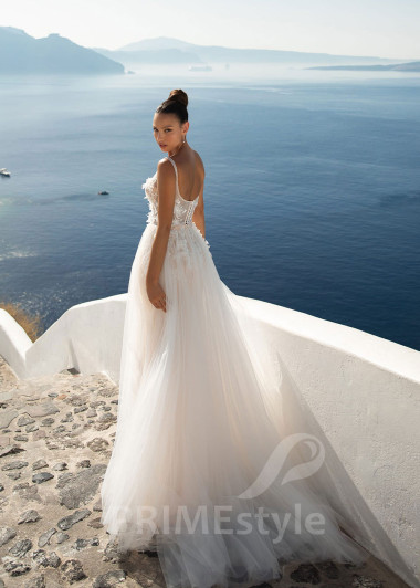 Elegantné čipkované svadobné šaty SN004 - primestyle.sk