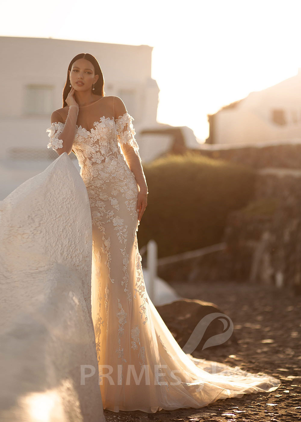 Luxusné extravagantné svadobné šaty SN011