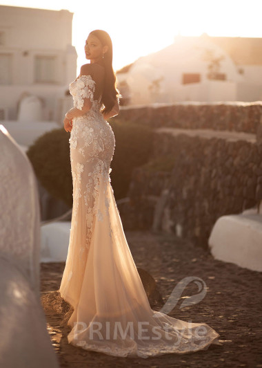 Luxusné extravagantné svadobné šaty SN011 - primestyle.sk