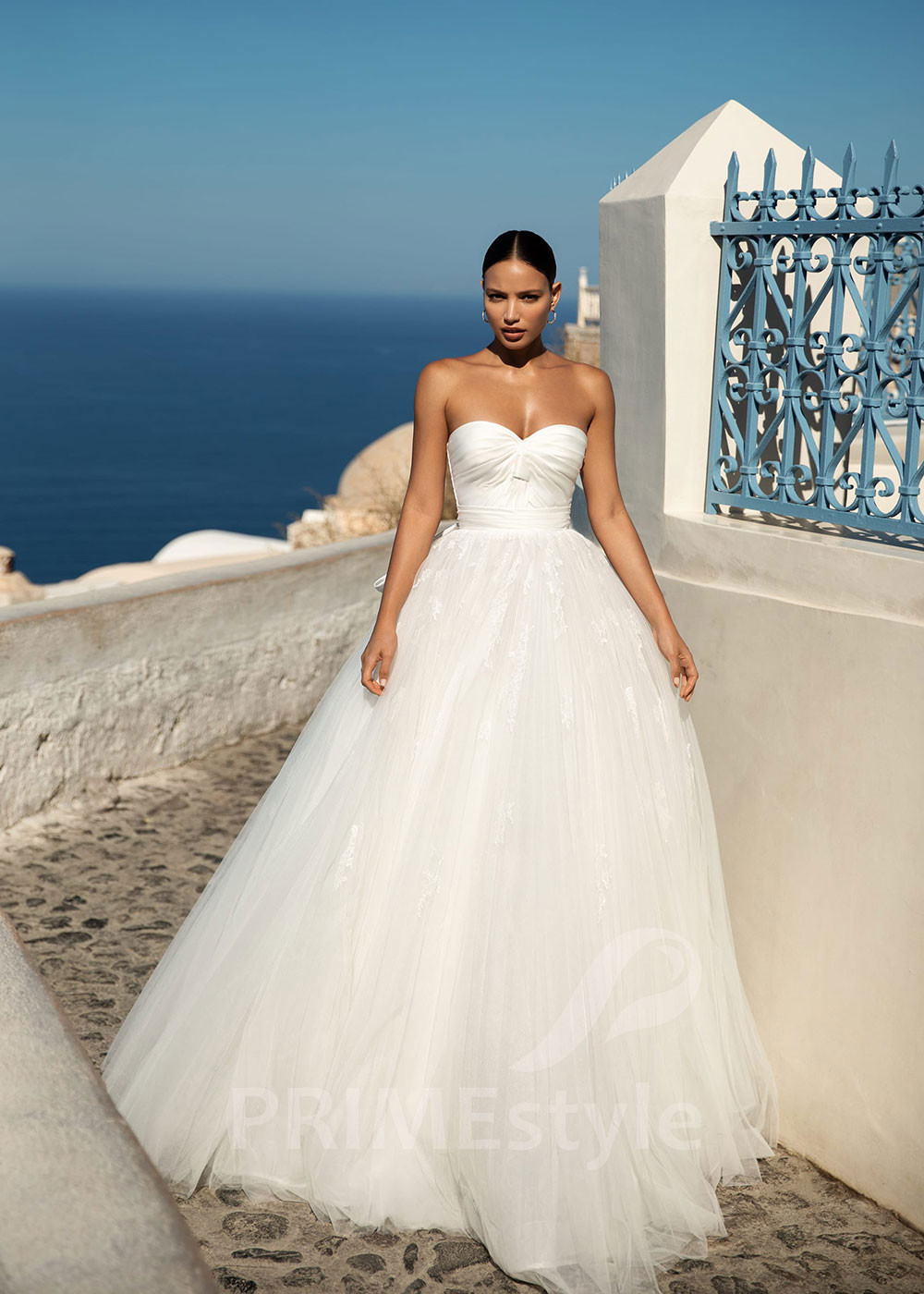 Luxusné princeznovské svadobné šaty SN013