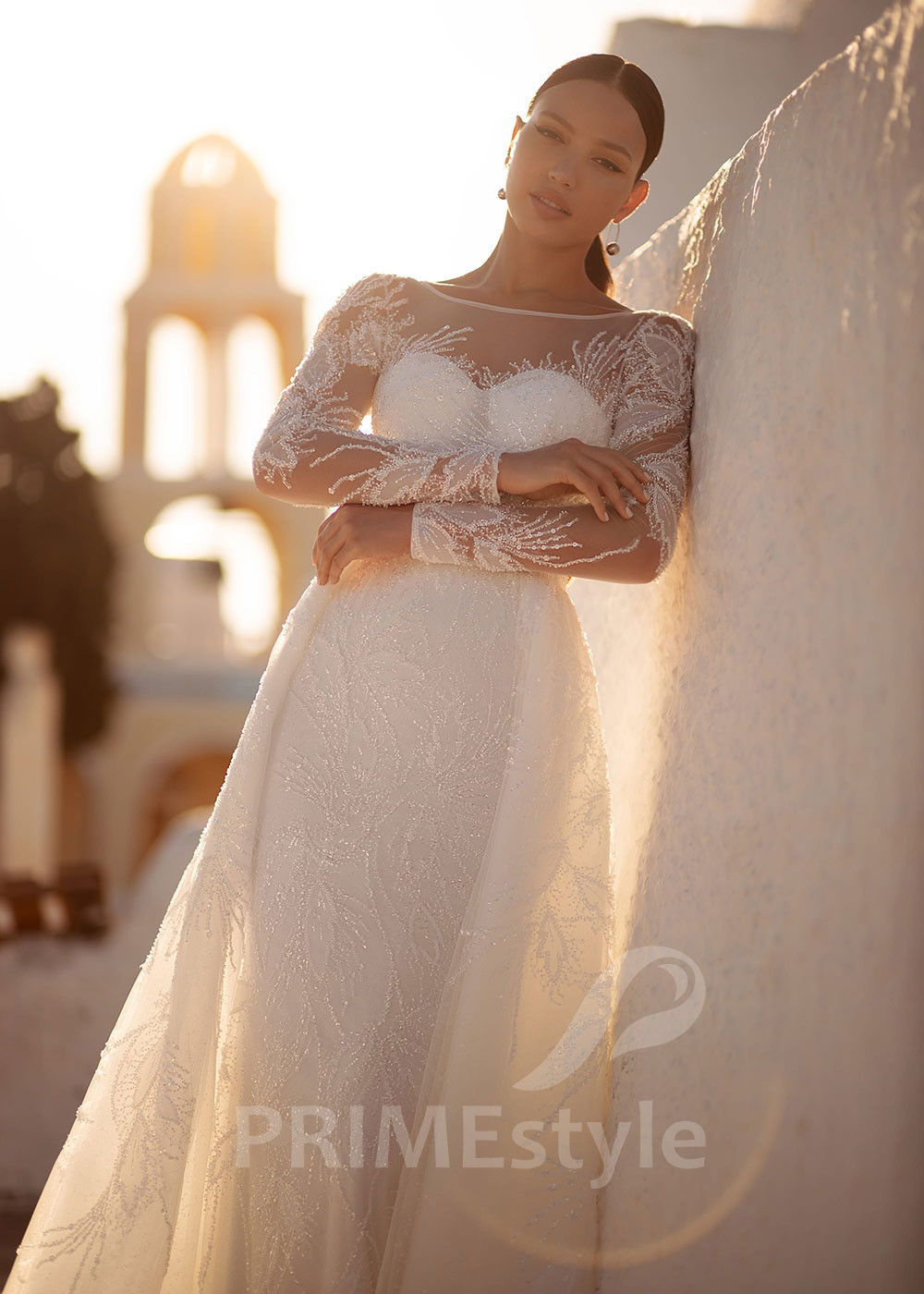 Luxusné úzke svadobné šaty SN015