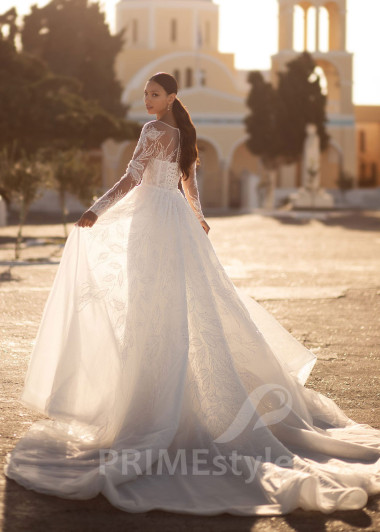 Luxusné úzke svadobné šaty SN015 - primestyle.sk