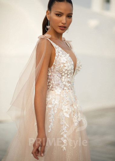 Elegantné čipkované svadobné šaty SN020 - primestyle.sk