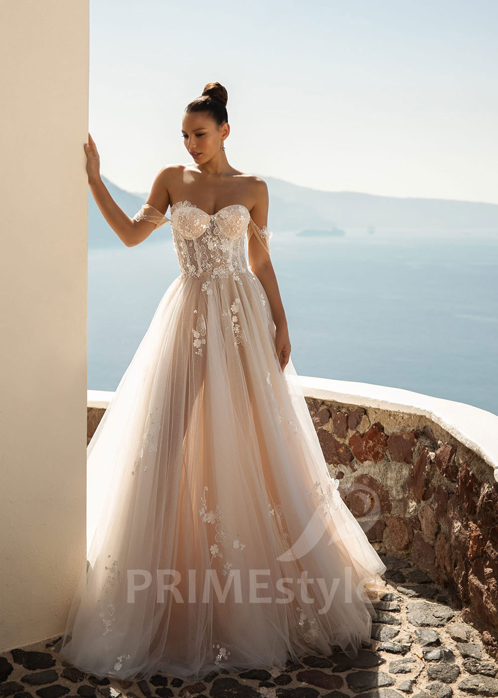 Luxusné sexy svadobné šaty SN021