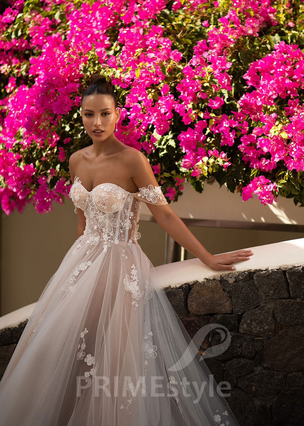 Luxusné sexy svadobné šaty SN021