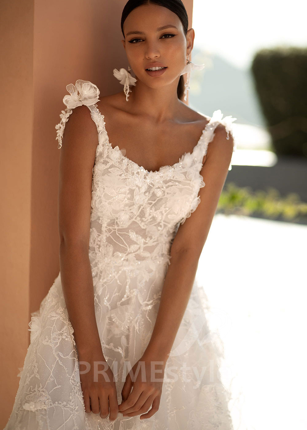 Exkluzívne romantické svadobné šaty SN034