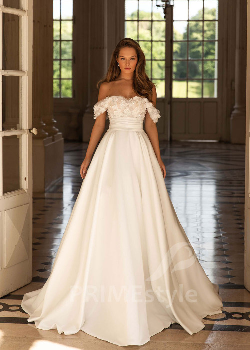 Luxusné elegantné svadobné šaty CT006