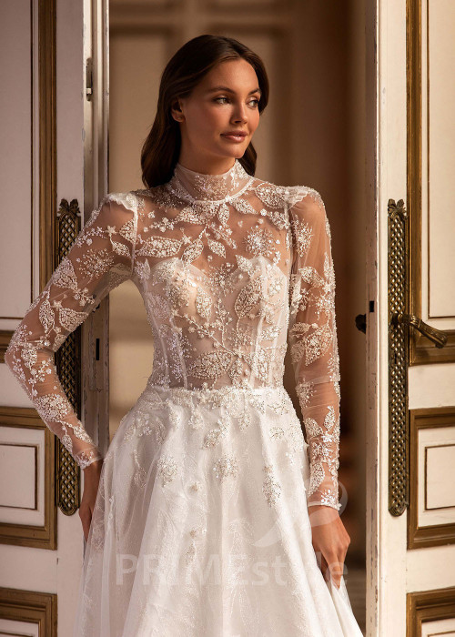 Elegantné romantické svadobné šaty CT009