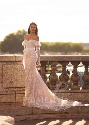 Exkluzívne extravagantné svadobné šaty CT029 - primestyle.sk