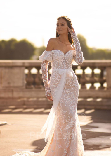 Exkluzívne extravagantné svadobné šaty CT029 - primestyle.sk