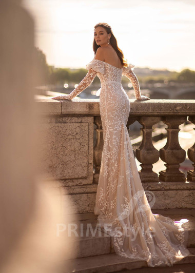 Exkluzívne extravagantné svadobné šaty CT029 - primestyle.sk