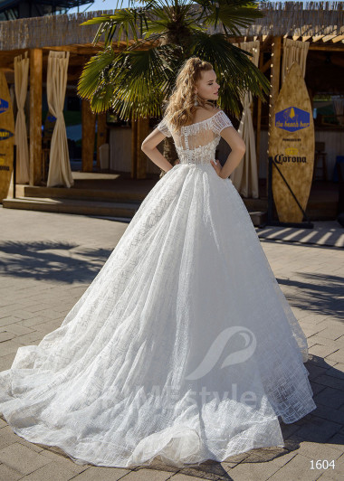 Luxusné trblietavé svadobné šaty RC1604 - primestyle.sk