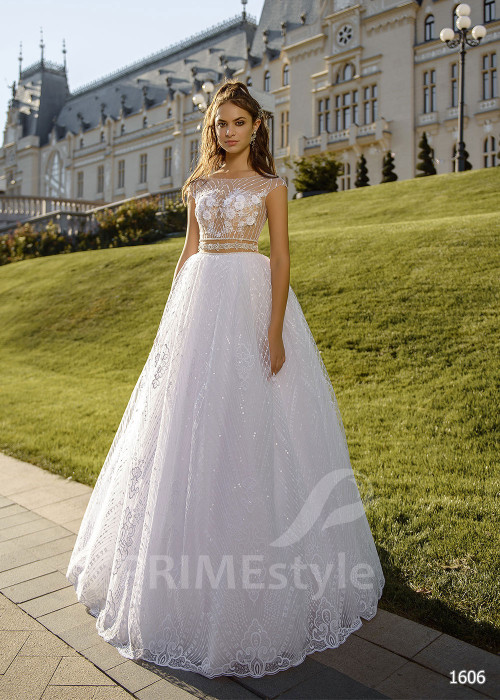 Exkluzívne trblietavé svadobné šaty RC1606