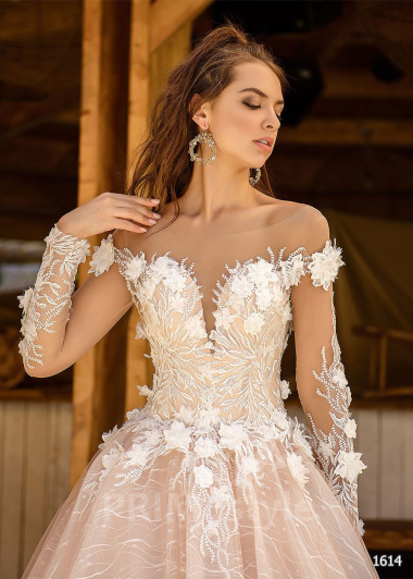 Luxusné romantické svadobné šaty RC1614 - primestyle.sk