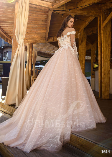 Luxusné romantické svadobné šaty RC1614 - primestyle.sk