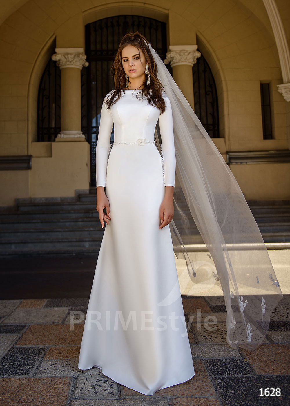 Elegantné minimalistické svadobné šaty RC1628