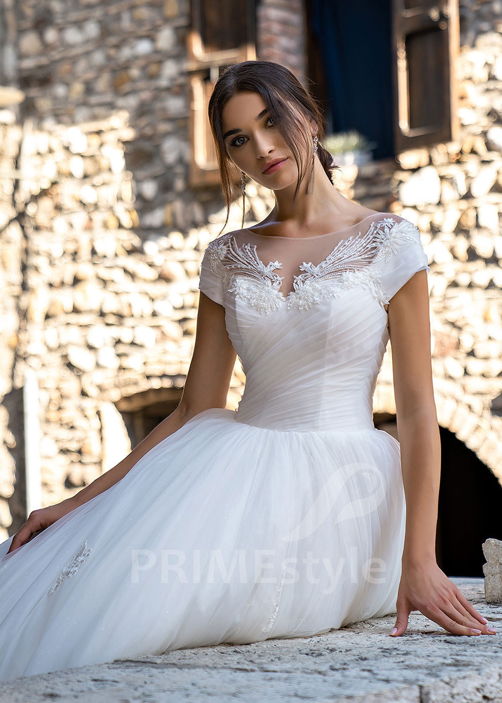 Luxusné princeznovské svadobné šaty RS508