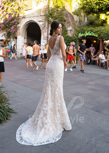 Luxusné celočipkované svadobné šaty RS510 - primestyle.sk