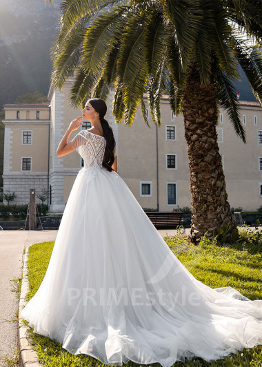 Elegantné princeznovské svadobné šaty RS522 - primestyle.sk