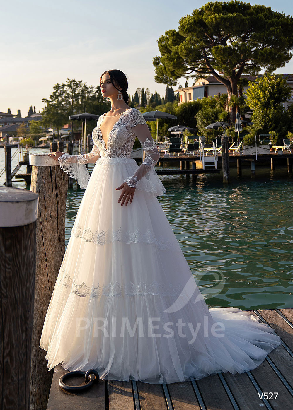 Exkluzívne romantické svadobné šaty RS527