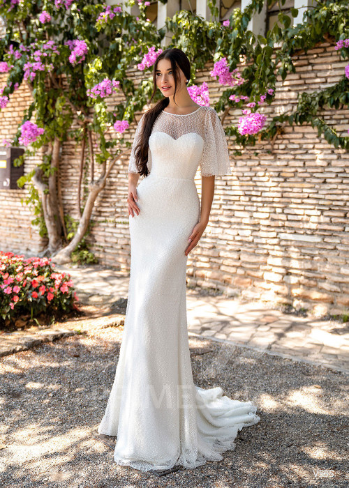 Exkluzívne úzke svadobné šaty RS535