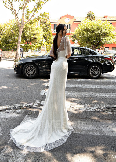Exkluzívne úzke svadobné šaty RS535 - primestyle.sk