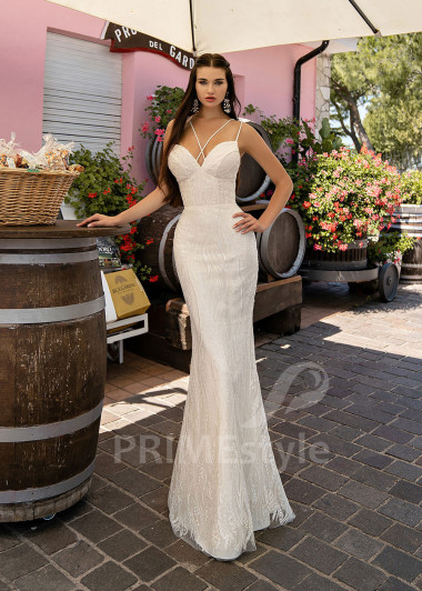 Luxusné celočipkované svadobné šaty RS537