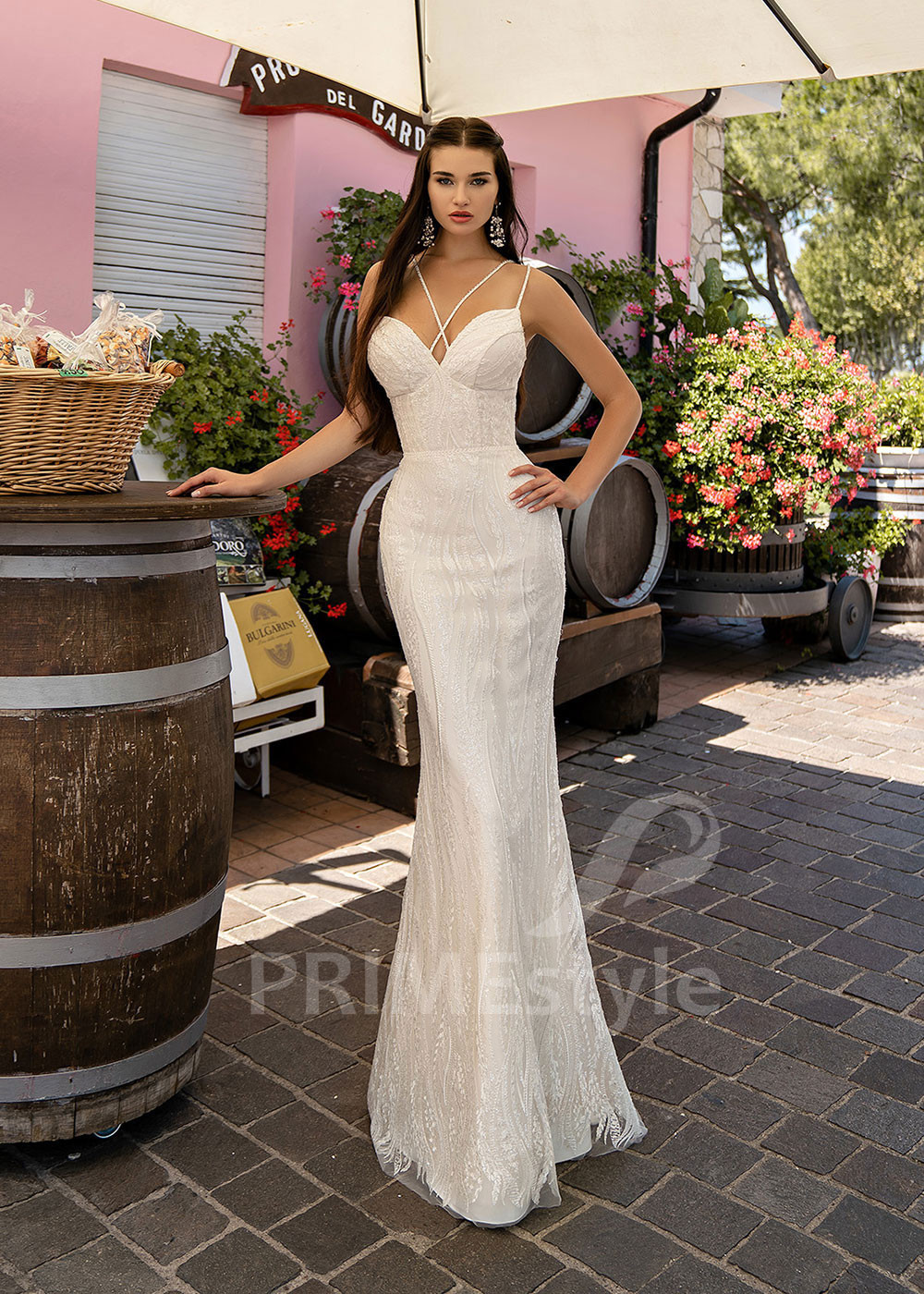 Luxusné celočipkované svadobné šaty RS537