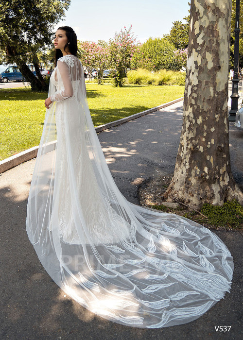Luxusné celočipkované svadobné šaty RS537
