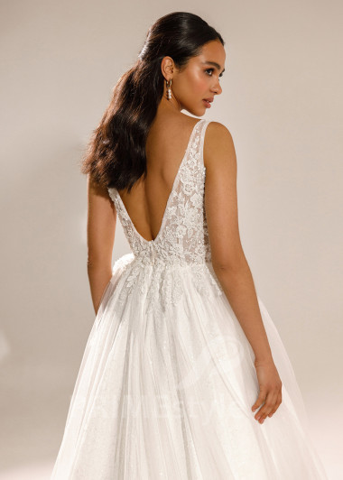 Luxusné čipkované svadobné šaty Adalyn - primestyle.sk