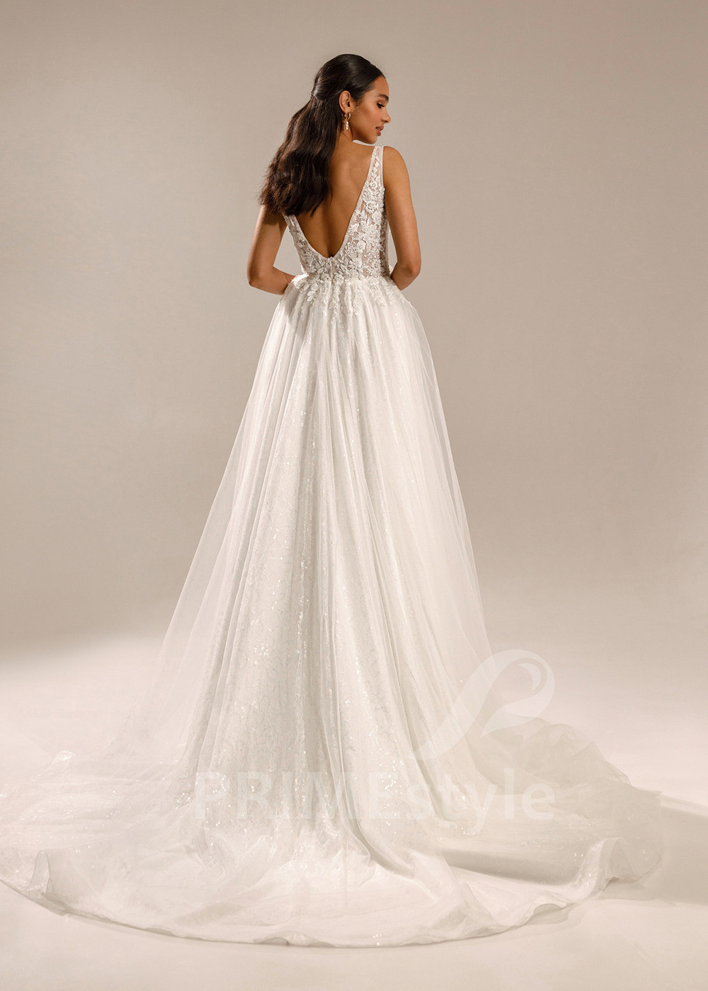 Luxusné čipkované svadobné šaty Ariana