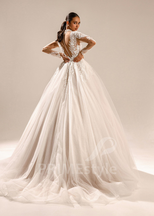 Luxusné princeznovské svadobné šaty Katalyn