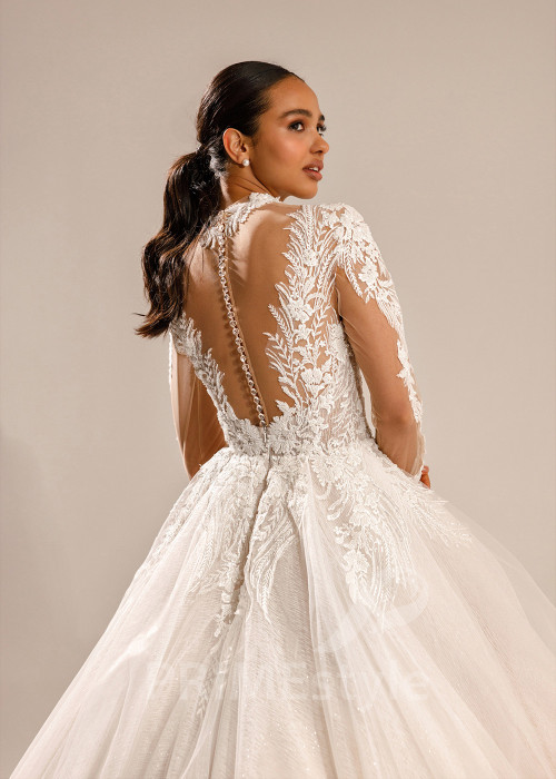 Luxusné princeznovské svadobné šaty Katalyn