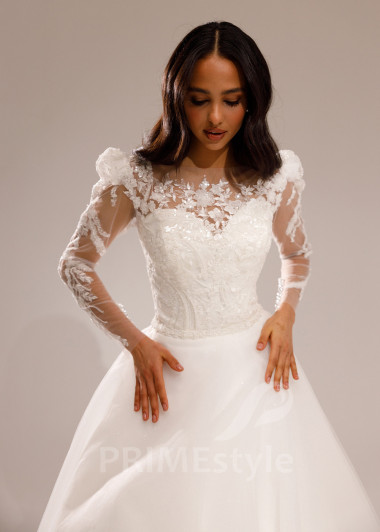 Elegantné tylové svadobné šaty Lucia - primestyle.sk