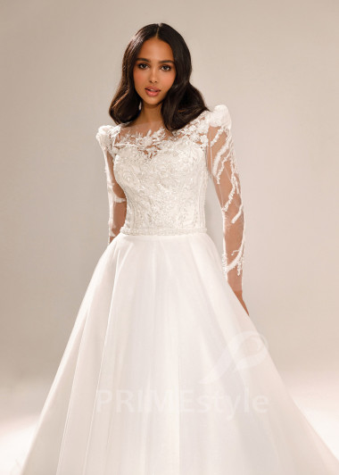 Elegantné tylové svadobné šaty Lucia - primestyle.sk