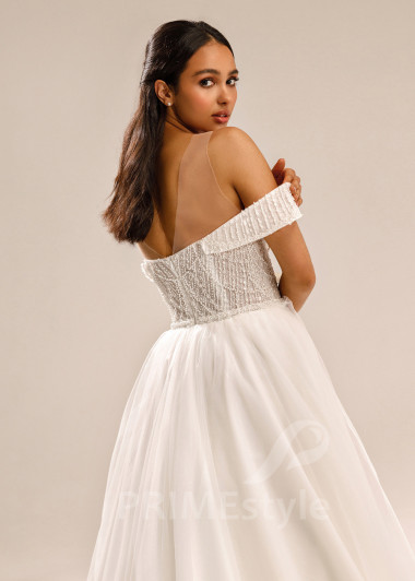 Jednoduché minimalistické svadobné šaty Taylor - primestyle.sk