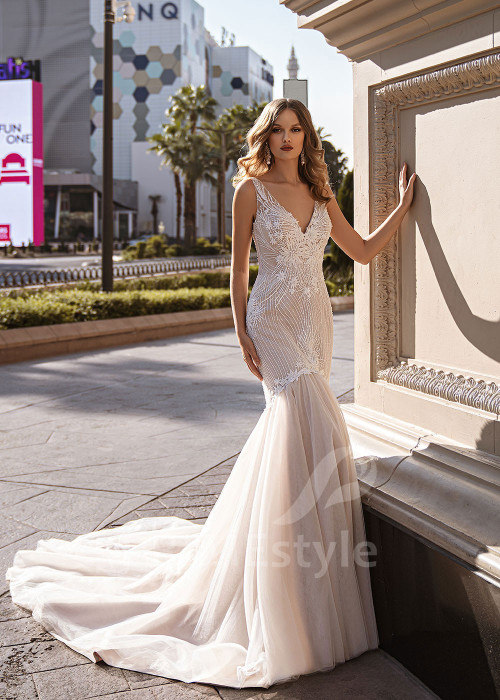 Luxusné celočipkované svadobné šaty Elizabeth