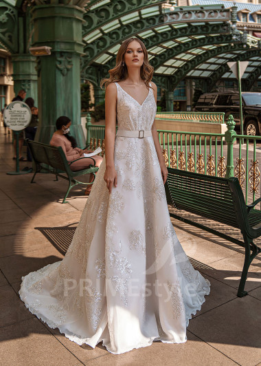 Luxusné trblietavé svadobné šaty Jessica - primestyle.sk