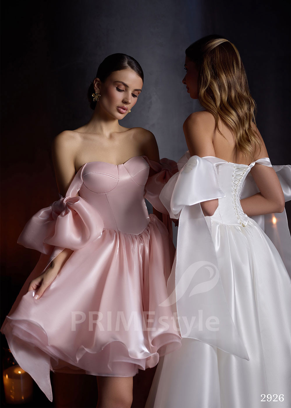 Popolnočné šaty pre nevestu RC2926