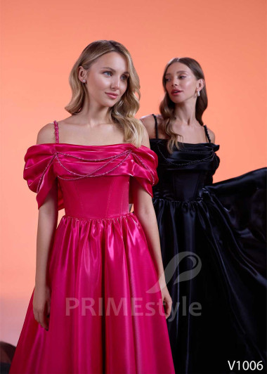 Elegantné midi spoločenské šaty RS1006 - primestyle.sk