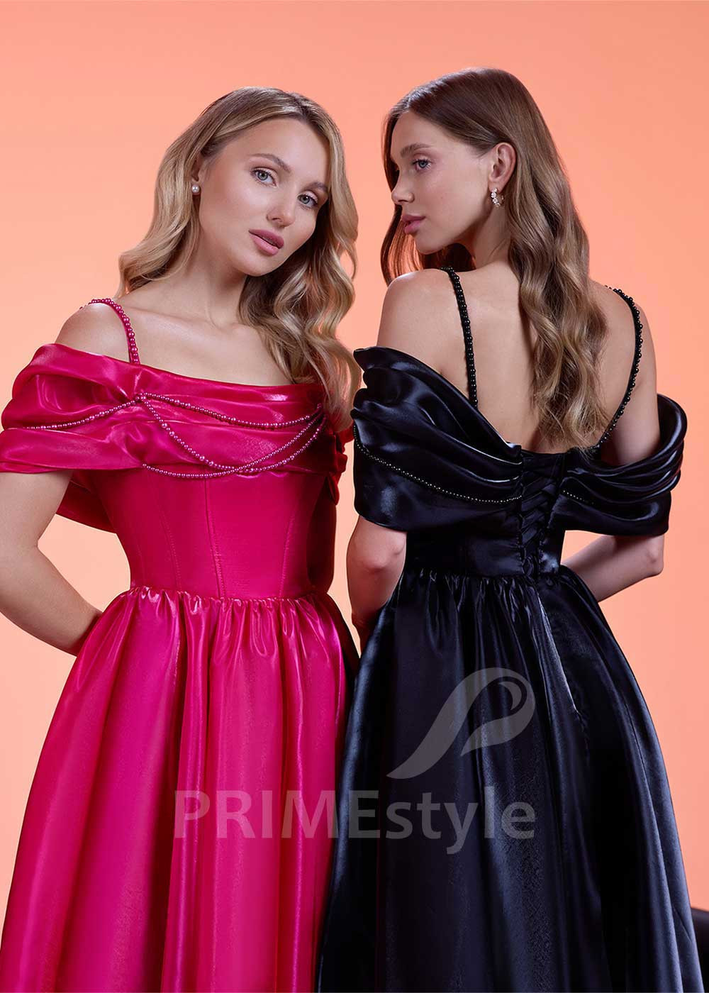 Elegantné midi spoločenské šaty RS1006