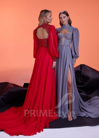 Šifónové šaty na svadbu RS1009 - primestyle.sk