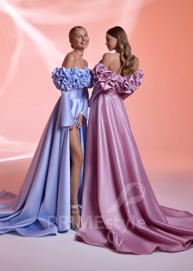 Plesové šaty s dlhým rukávom RS1011 - primestyle.sk