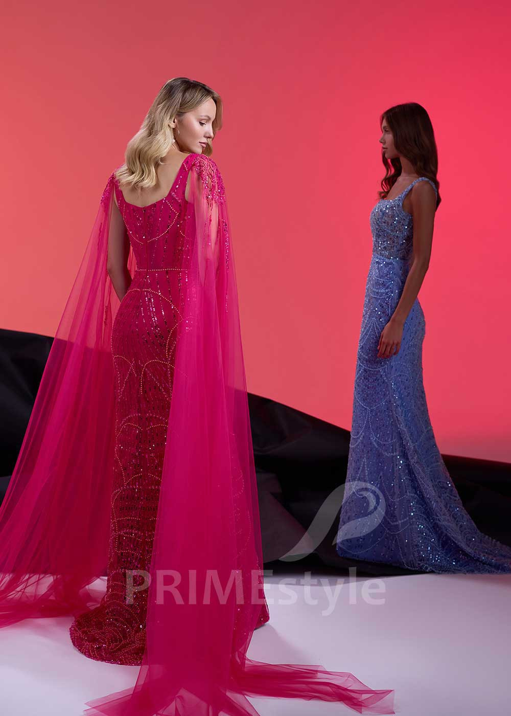 Luxusné trblietavé spoločenské šaty RS1015