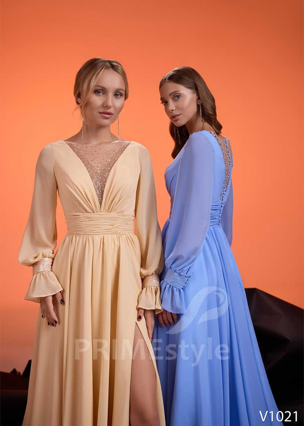 Šifónové šaty na svadbu RS1021