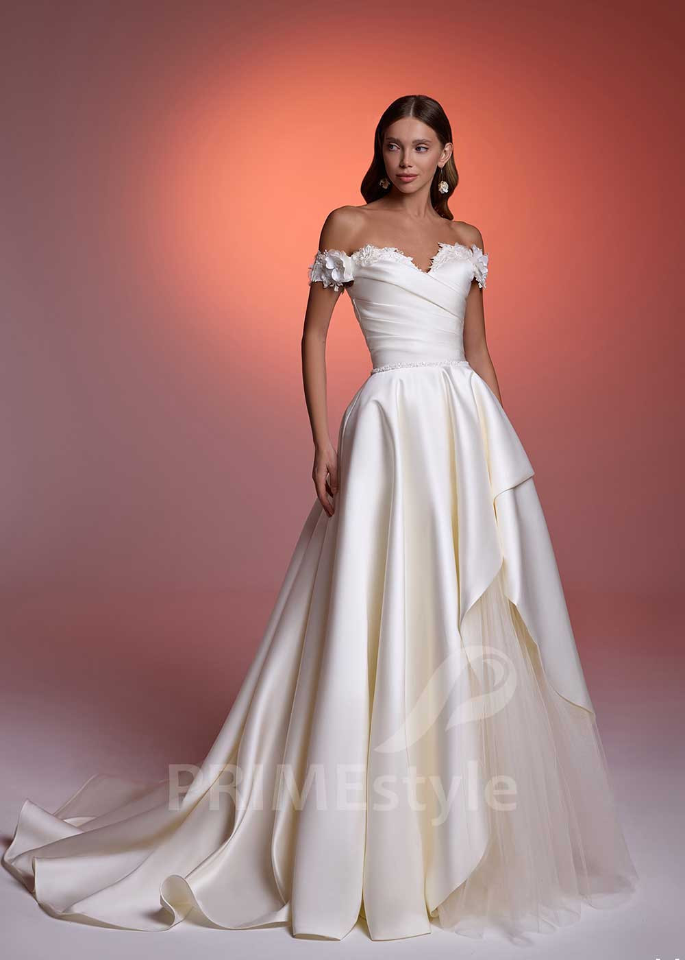 Popolnočné šaty pre nevestu RS1022