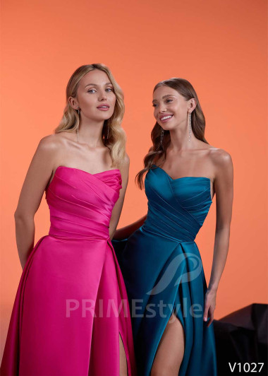 Saténové šaty na svadbu RS1027 - primestyle.sk