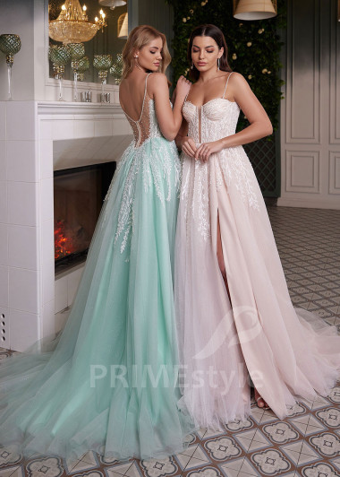 Čipkované šaty na ples RC2602 - primestyle.sk