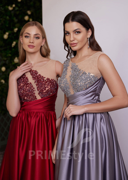 Originálne čipkované šaty na ples RC2617